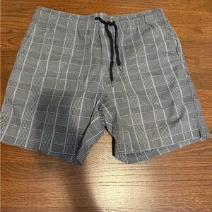 American Eagle Outfitters Black and White and blue drawstring shorts